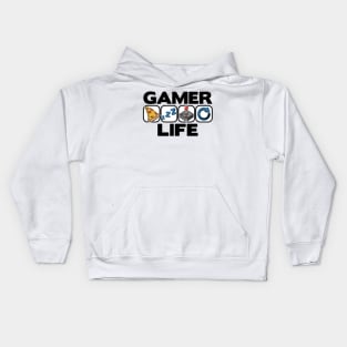 Gamer Life Eat Sleep Repeat Level Up Jahr Birthday Gaming Kids Hoodie